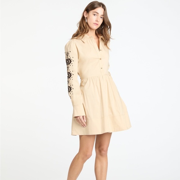 TANYA TAYLOR Maddy Embroidered Dress - Picture 2 of 11